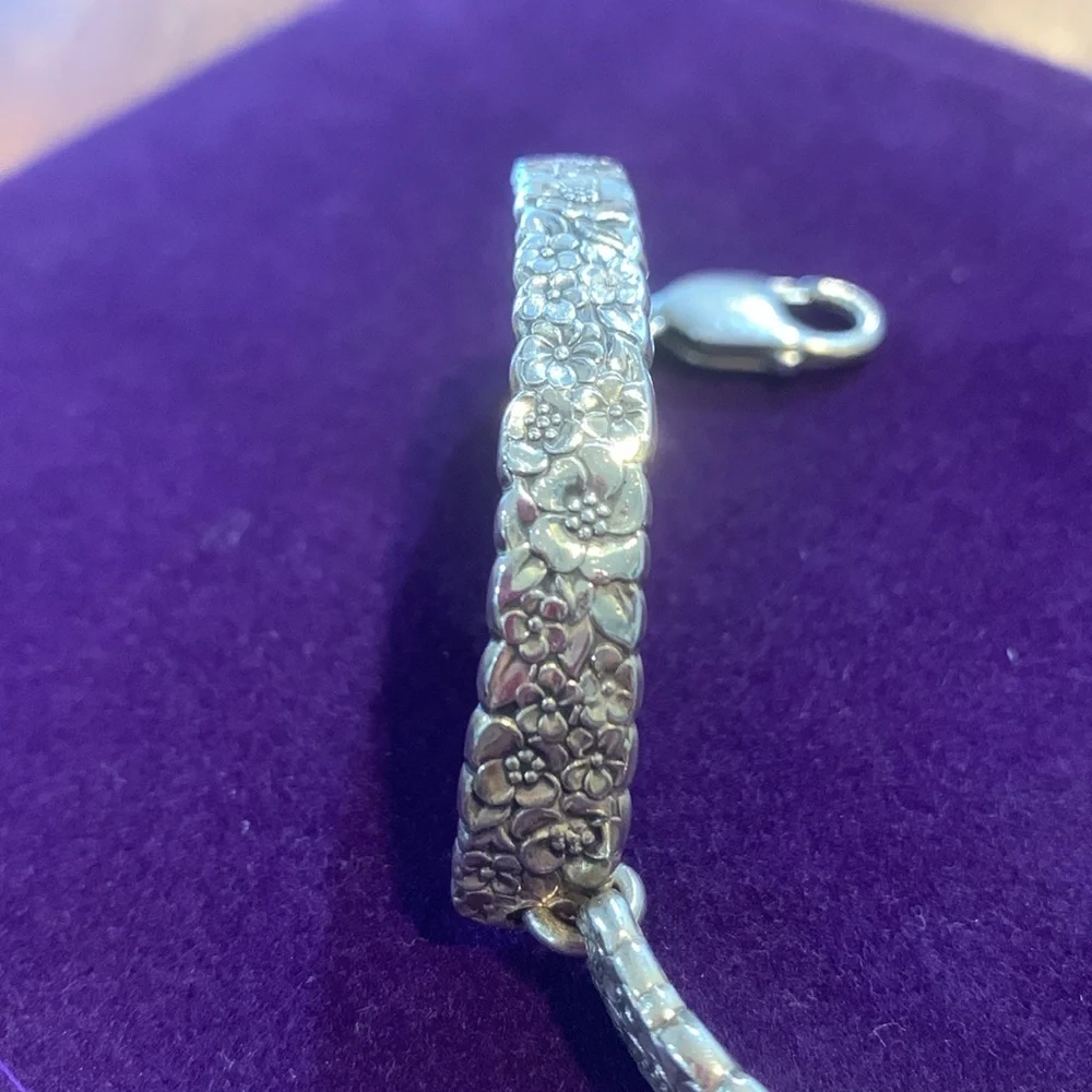 Spoon bracelet sterling with lobster claw clasp - Picture 3 of 3